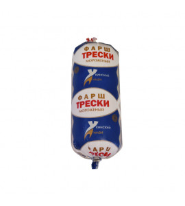 Фарш трески (ОТЛИЧНОГО КАЧЕСТВА) Укинский Лиман, Камчатка, 0,5 кг 