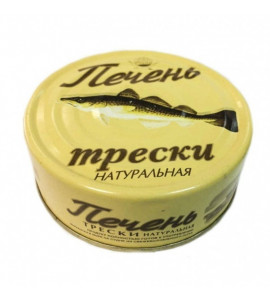 Печень трески по-мурмански (АТФ) изготовлено в море, ГОСТ, Мурманск, 230 гр.